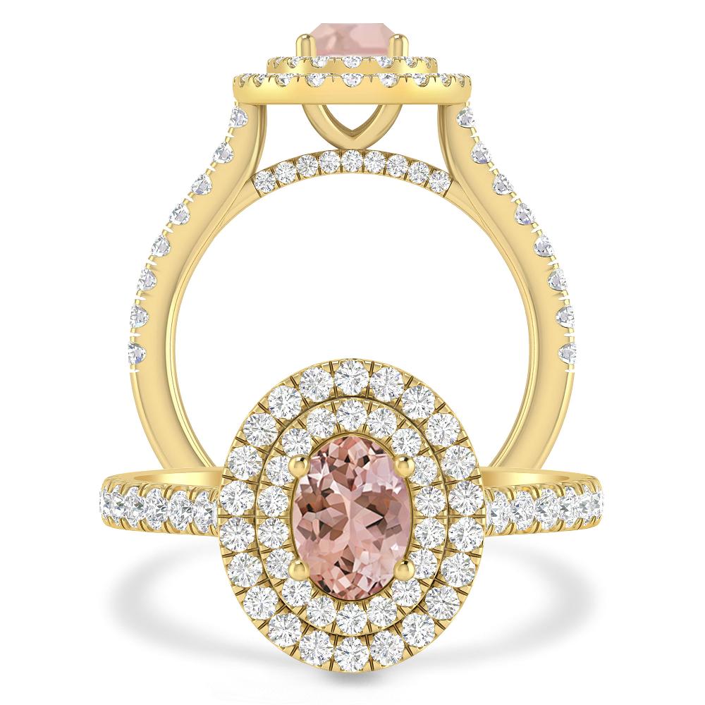 Yellow Gold - Morganite