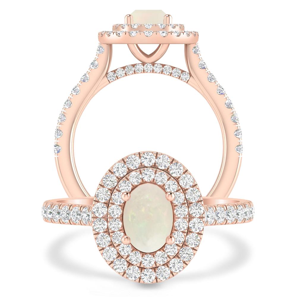 Rose Gold - Opal