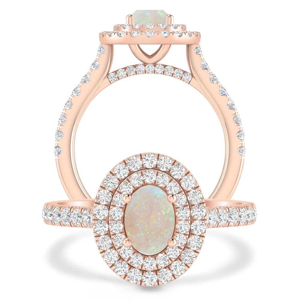 Rose Gold - Opal