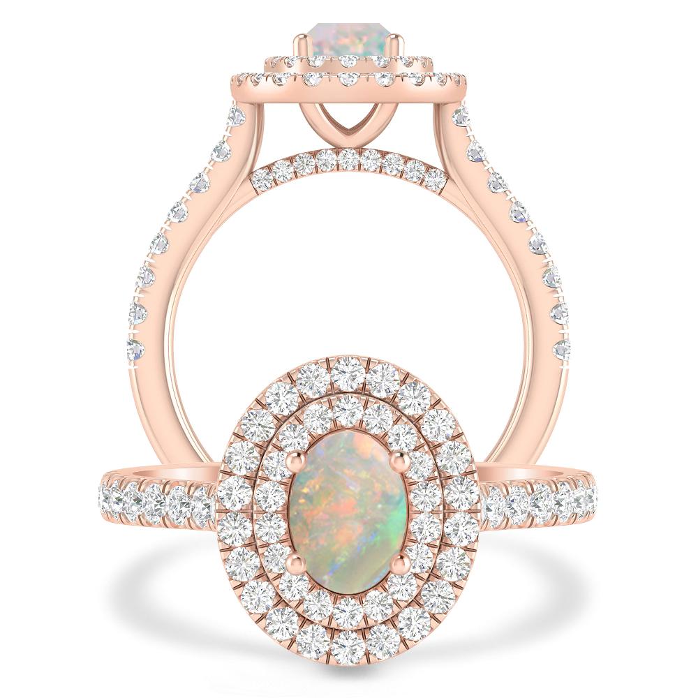 Rose Gold - Opal