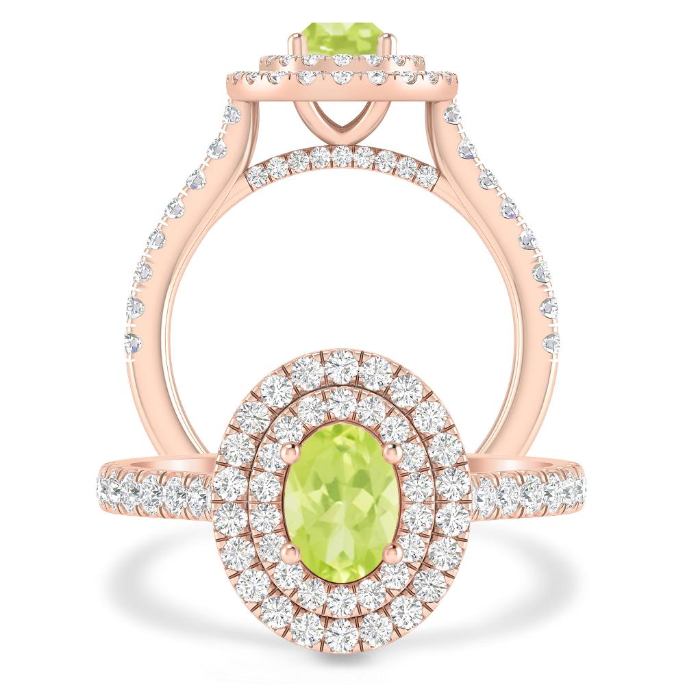 Rose Gold - Peridot