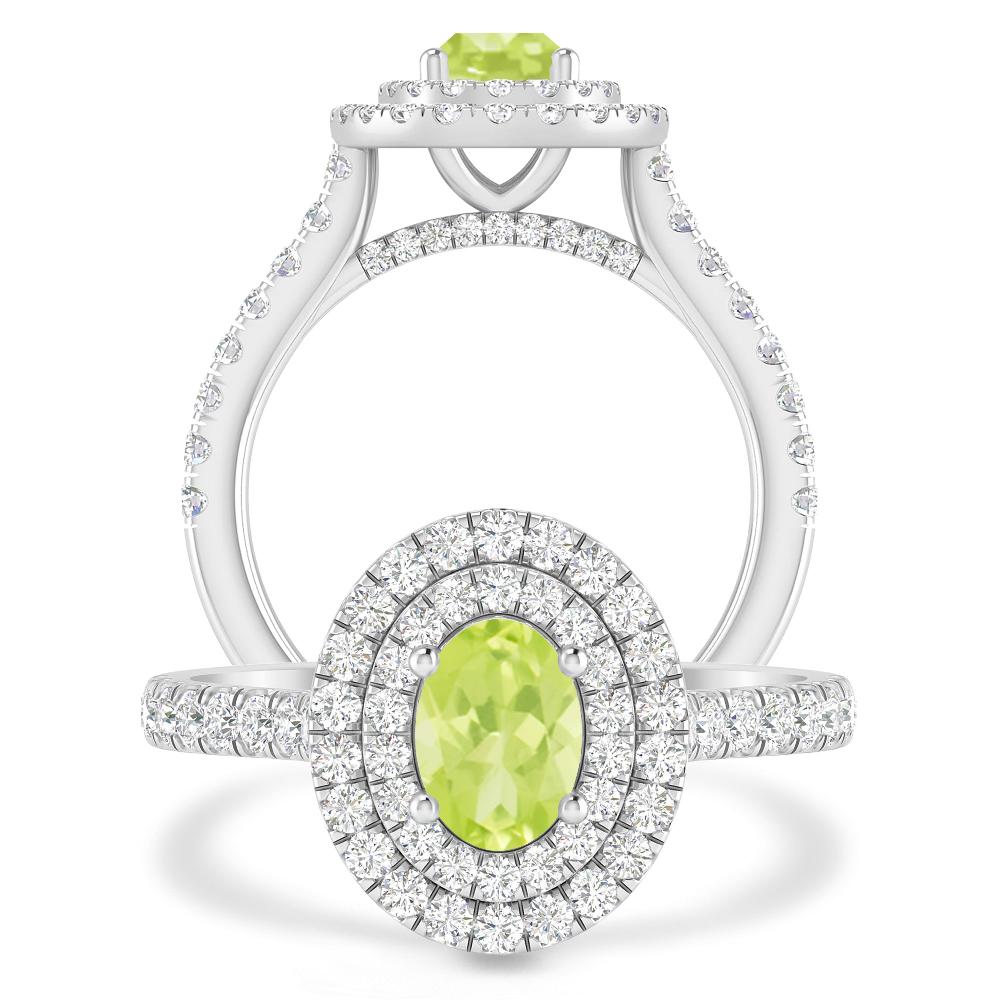 White Gold - Peridot