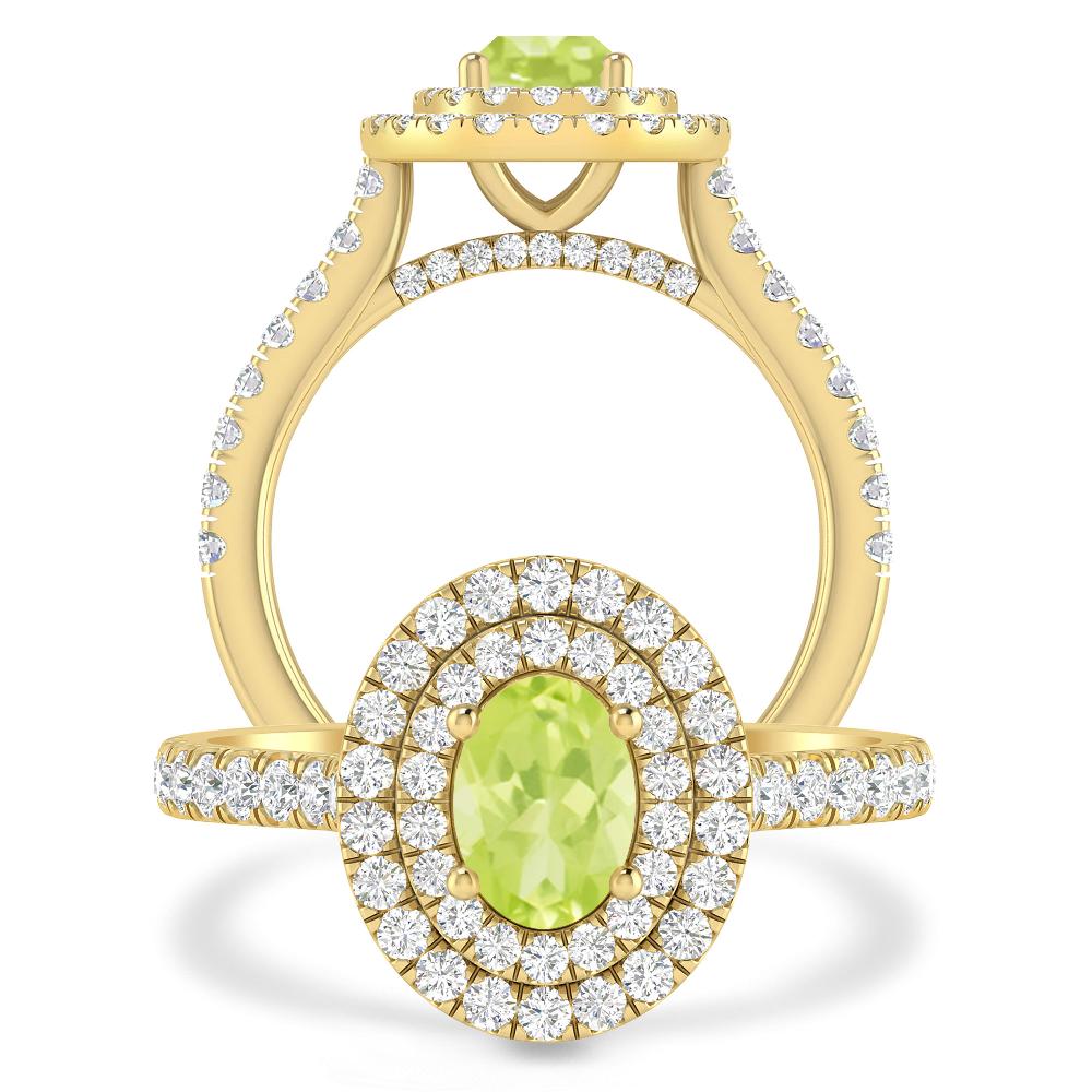 Yellow Gold - Peridot