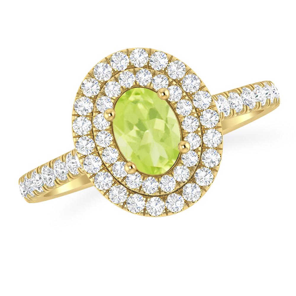 Yellow Gold - Peridot