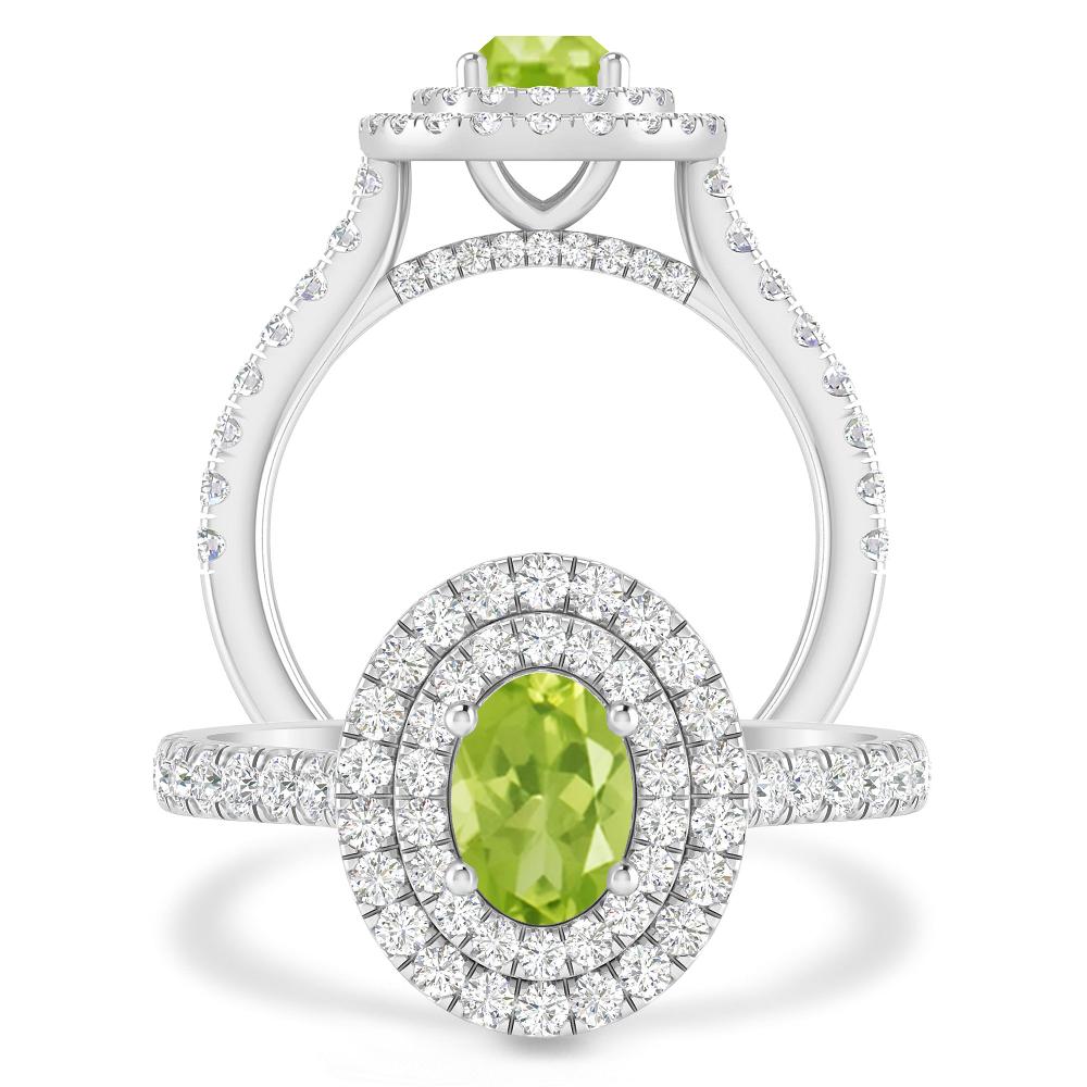 White Gold - Peridot