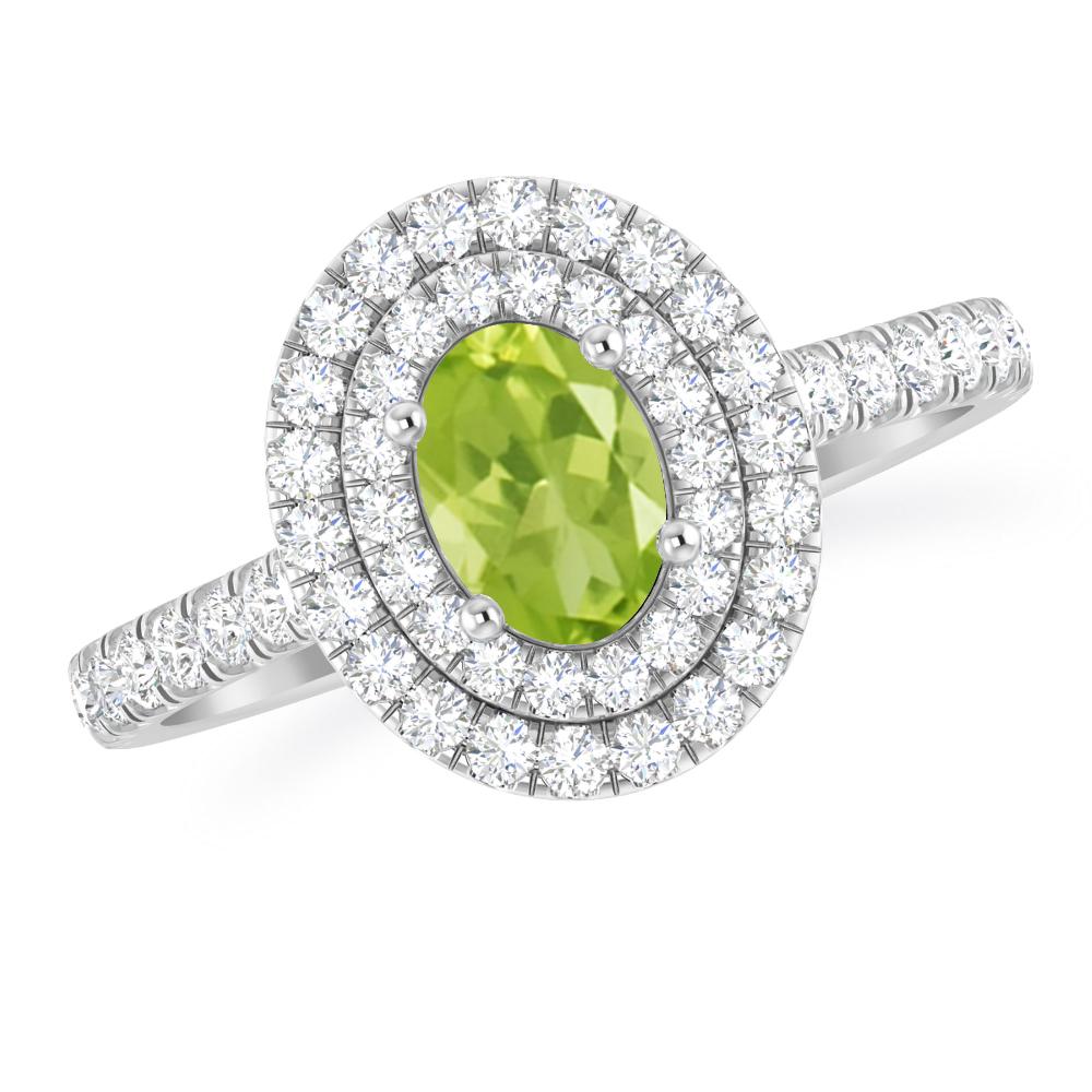 White Gold - Peridot