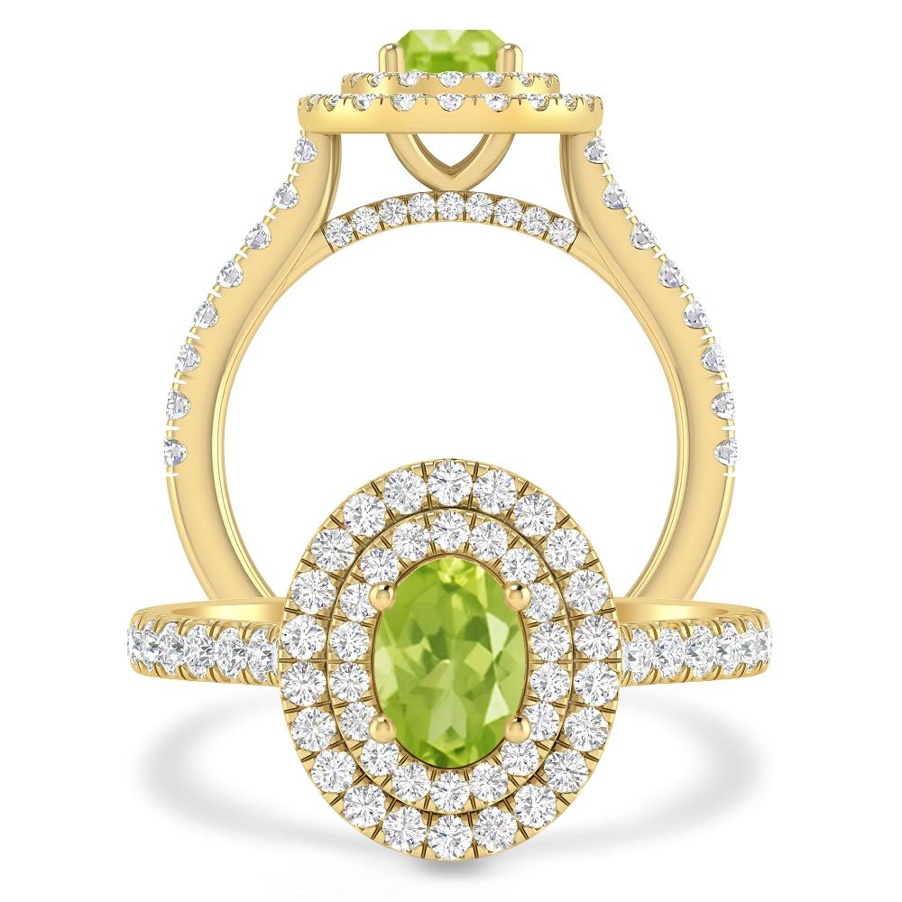 Yellow Gold - Peridot