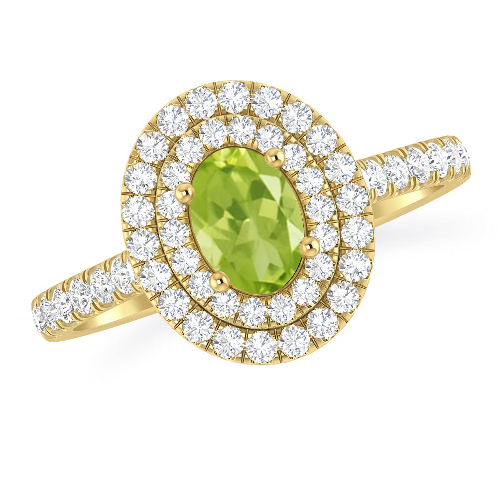 Yellow Gold - Peridot