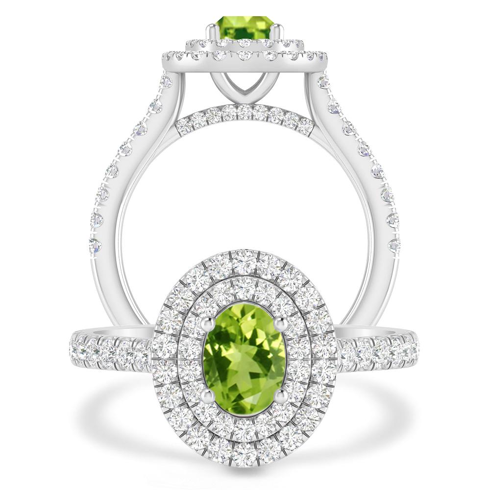 White Gold - Peridot