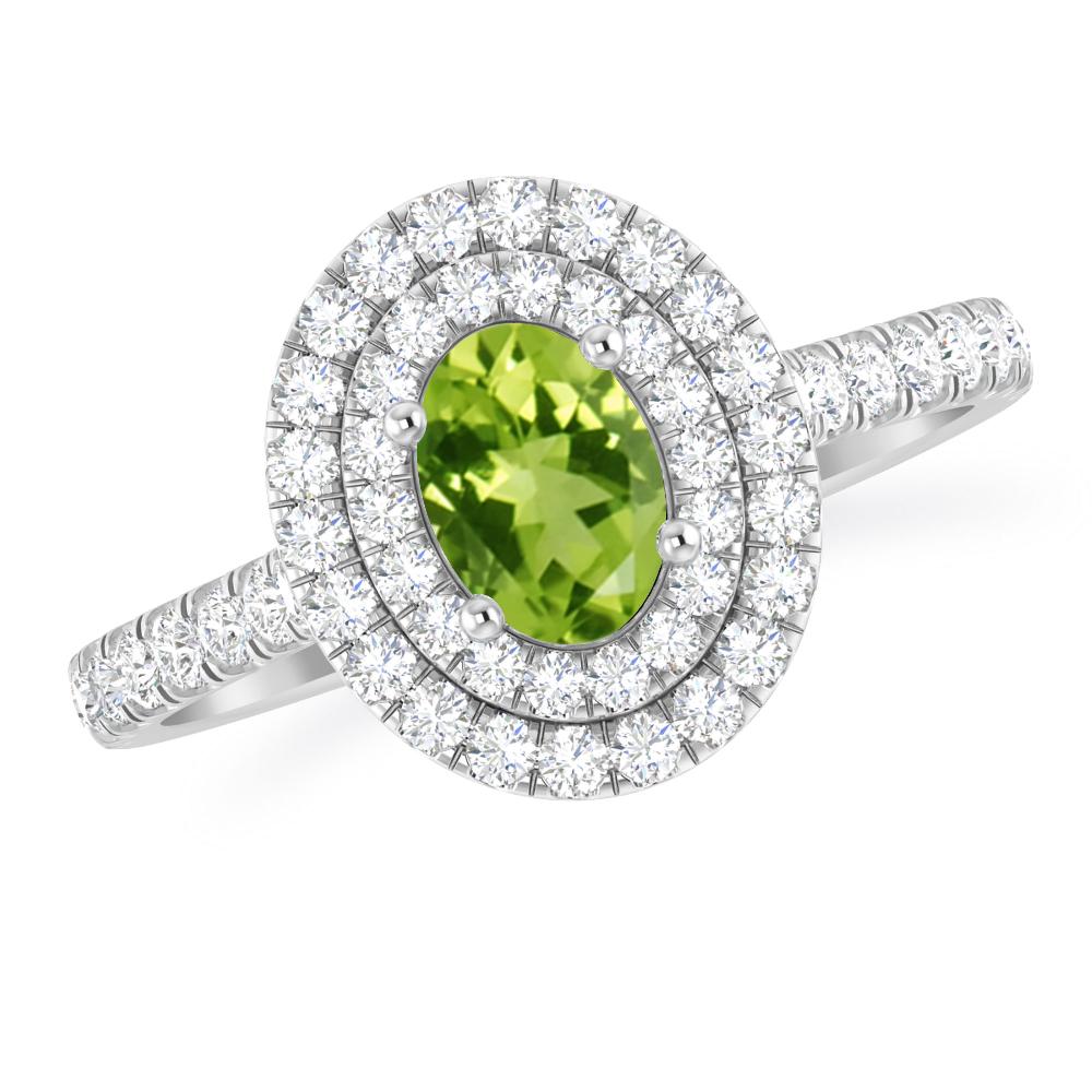 White Gold - Peridot