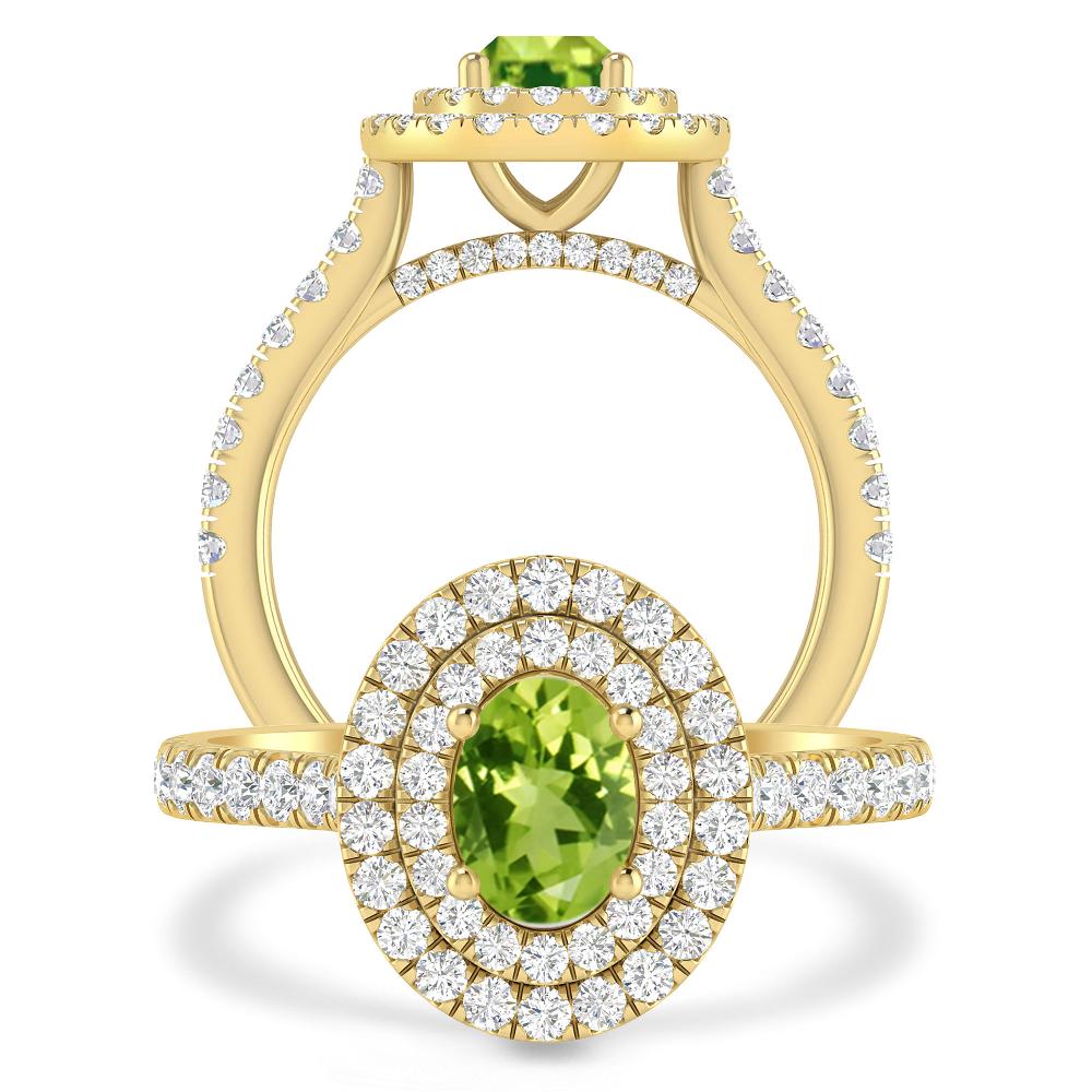 Yellow Gold - Peridot