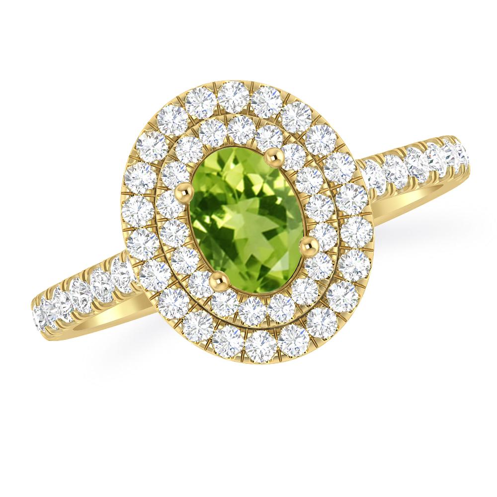 Yellow Gold - Peridot