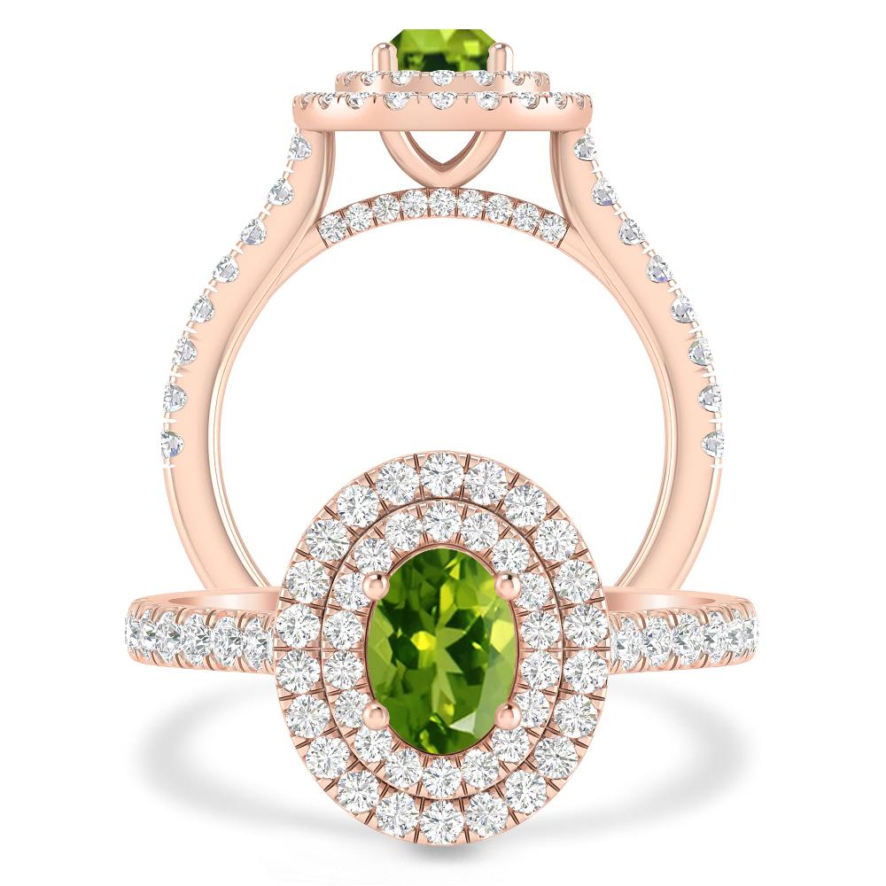 Rose Gold - Peridot