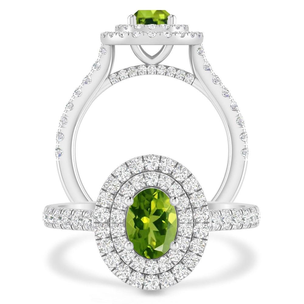 White Gold - Peridot