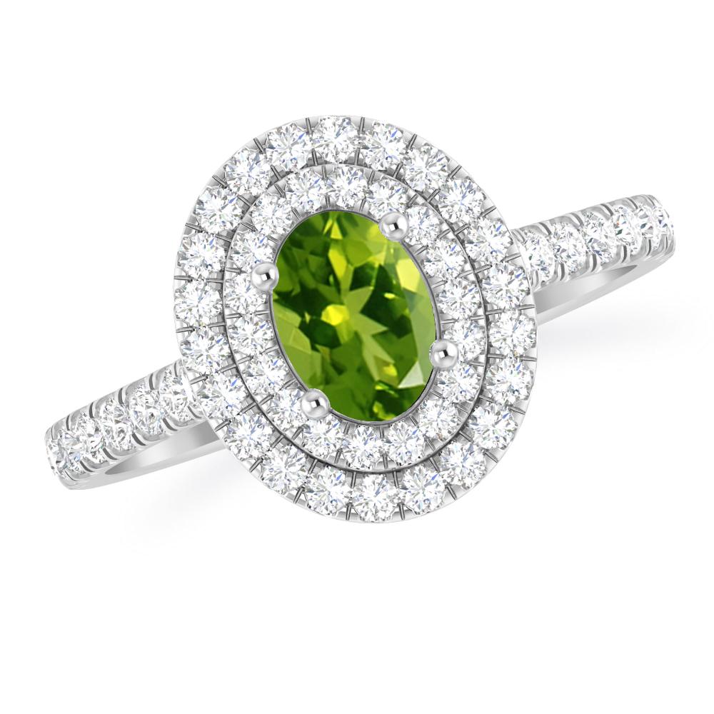 White Gold - Peridot