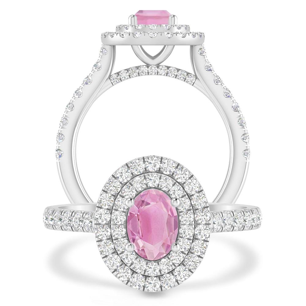 White Gold - Pink Tourmaline