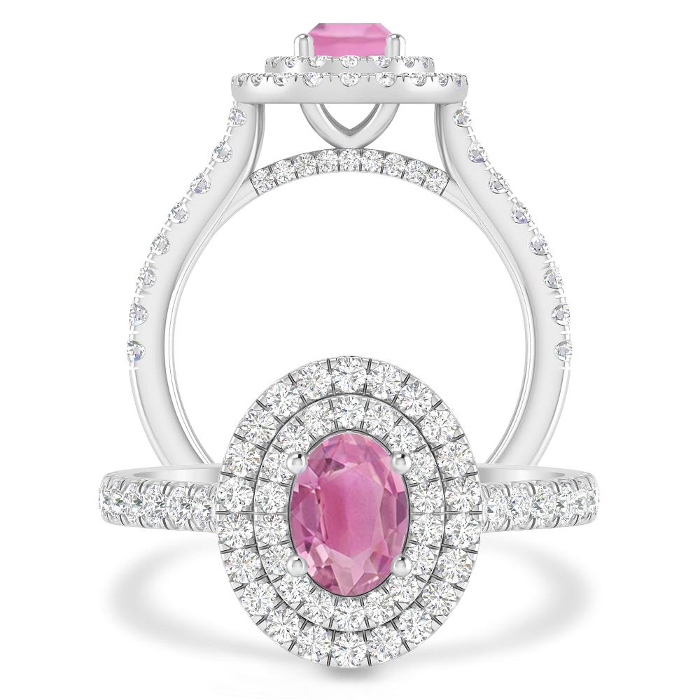 White Gold - Pink Tourmaline