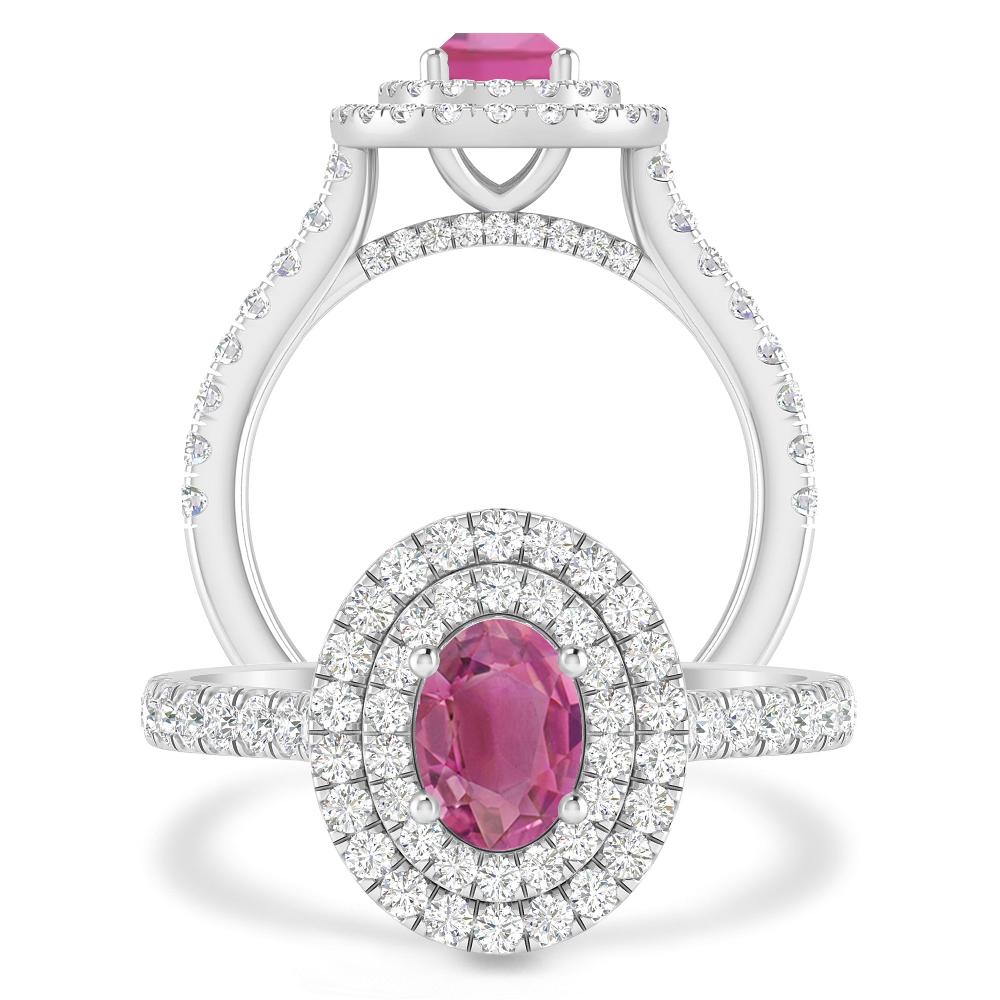 White Gold - Pink Tourmaline