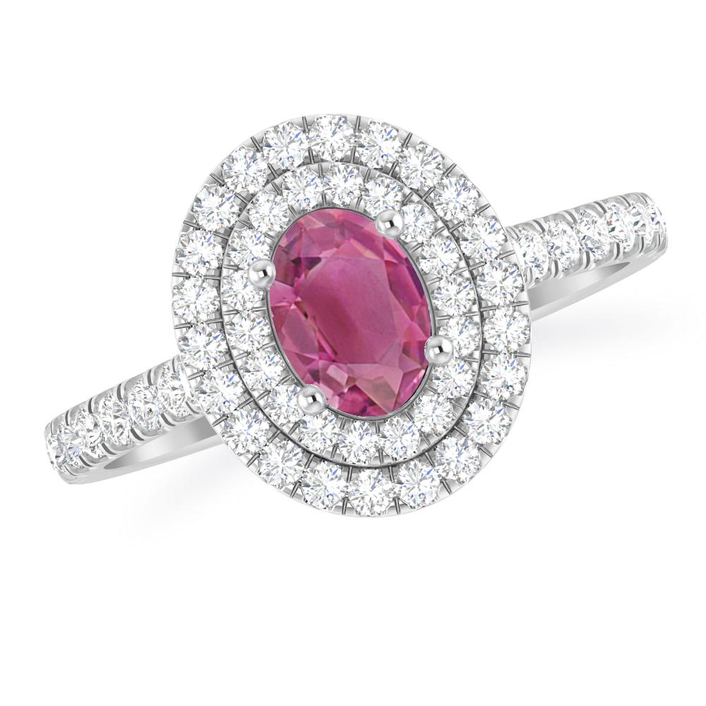 White Gold - Pink Tourmaline