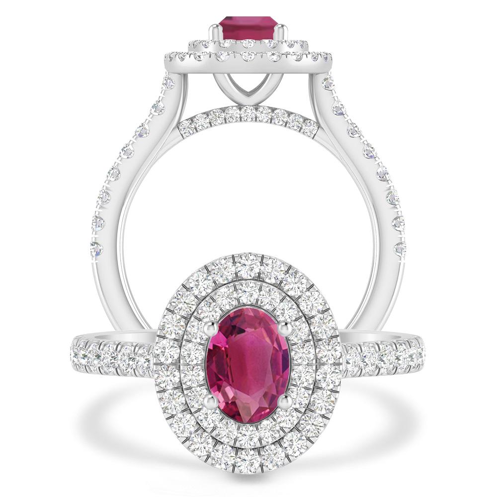 White Gold - Pink Tourmaline