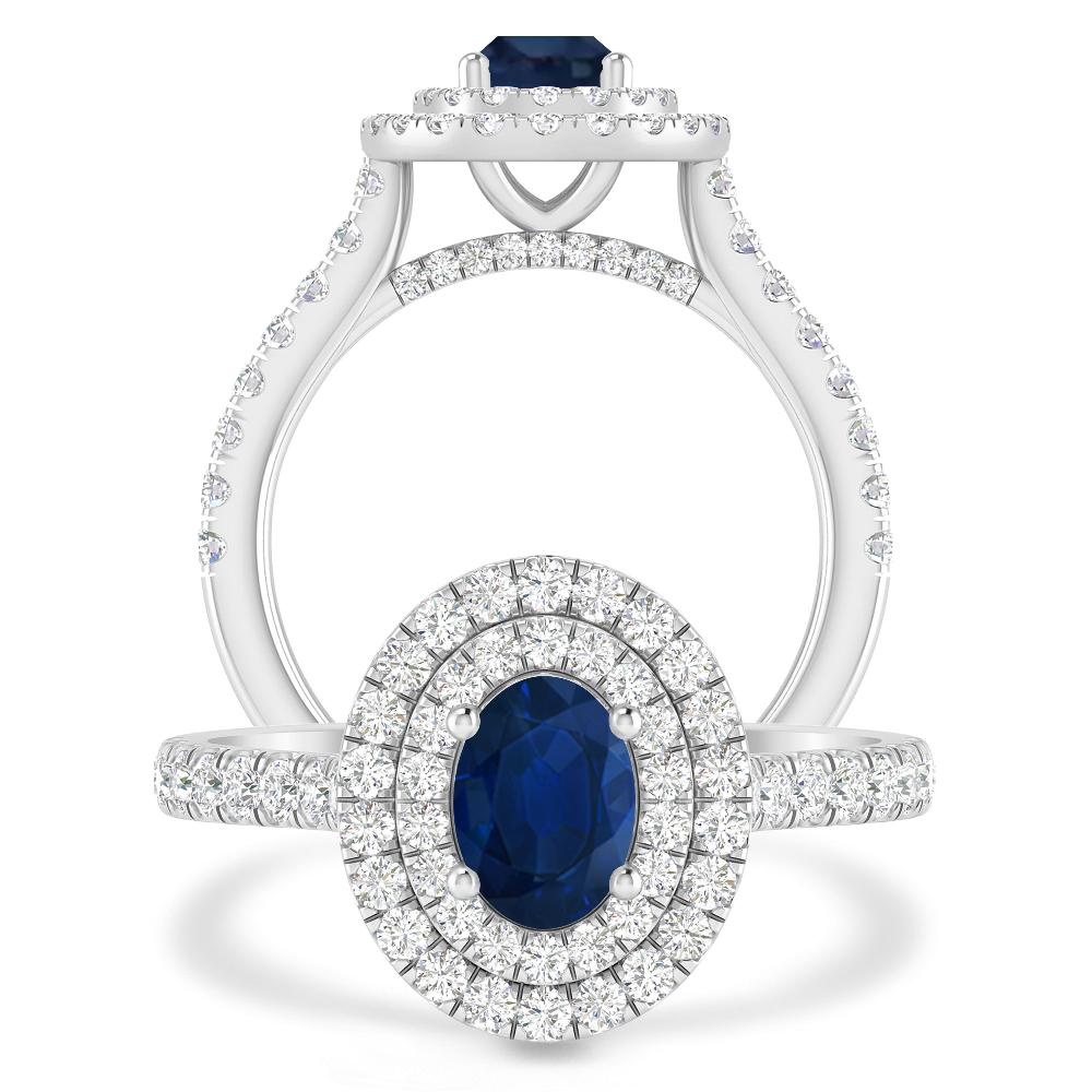 White Gold - Sapphire