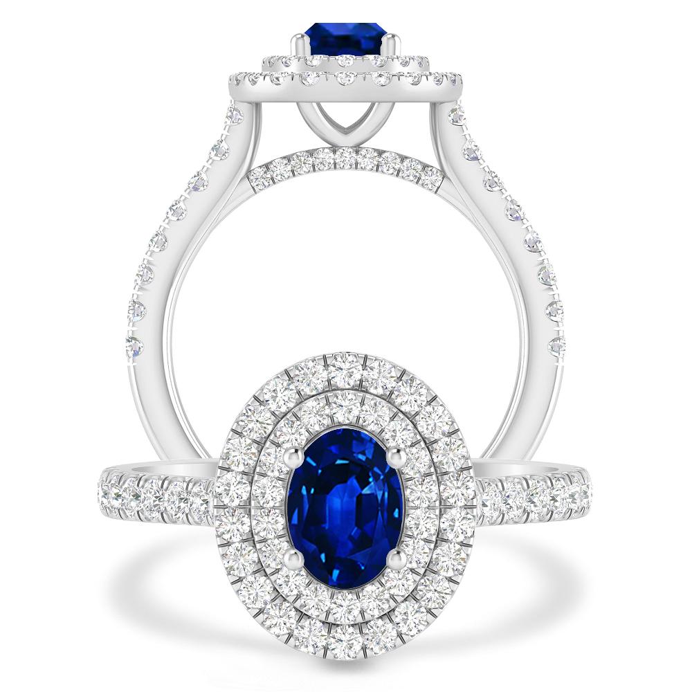 White Gold - Sapphire