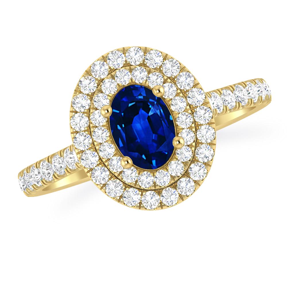 Yellow Gold - Sapphire