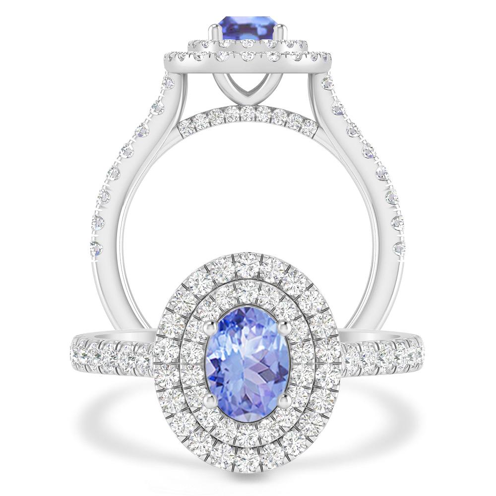 White Gold - Tanzanite