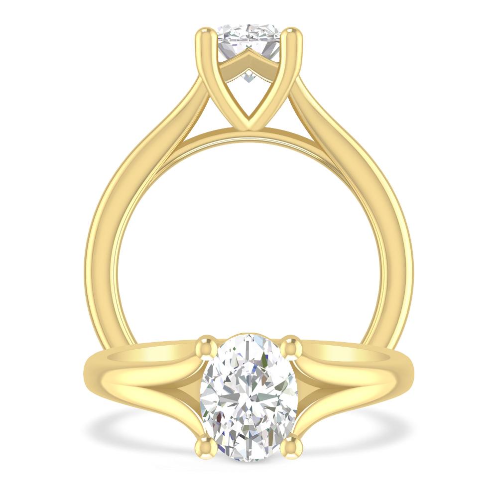 Yellow Gold - Oval