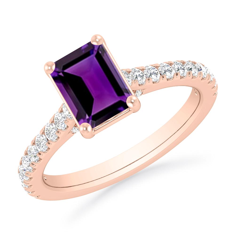 Rose Gold - Amethyst