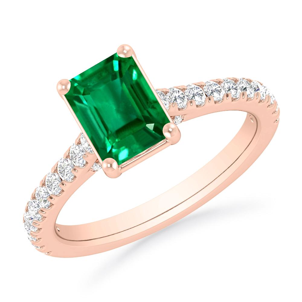 Rose Gold - Emerald