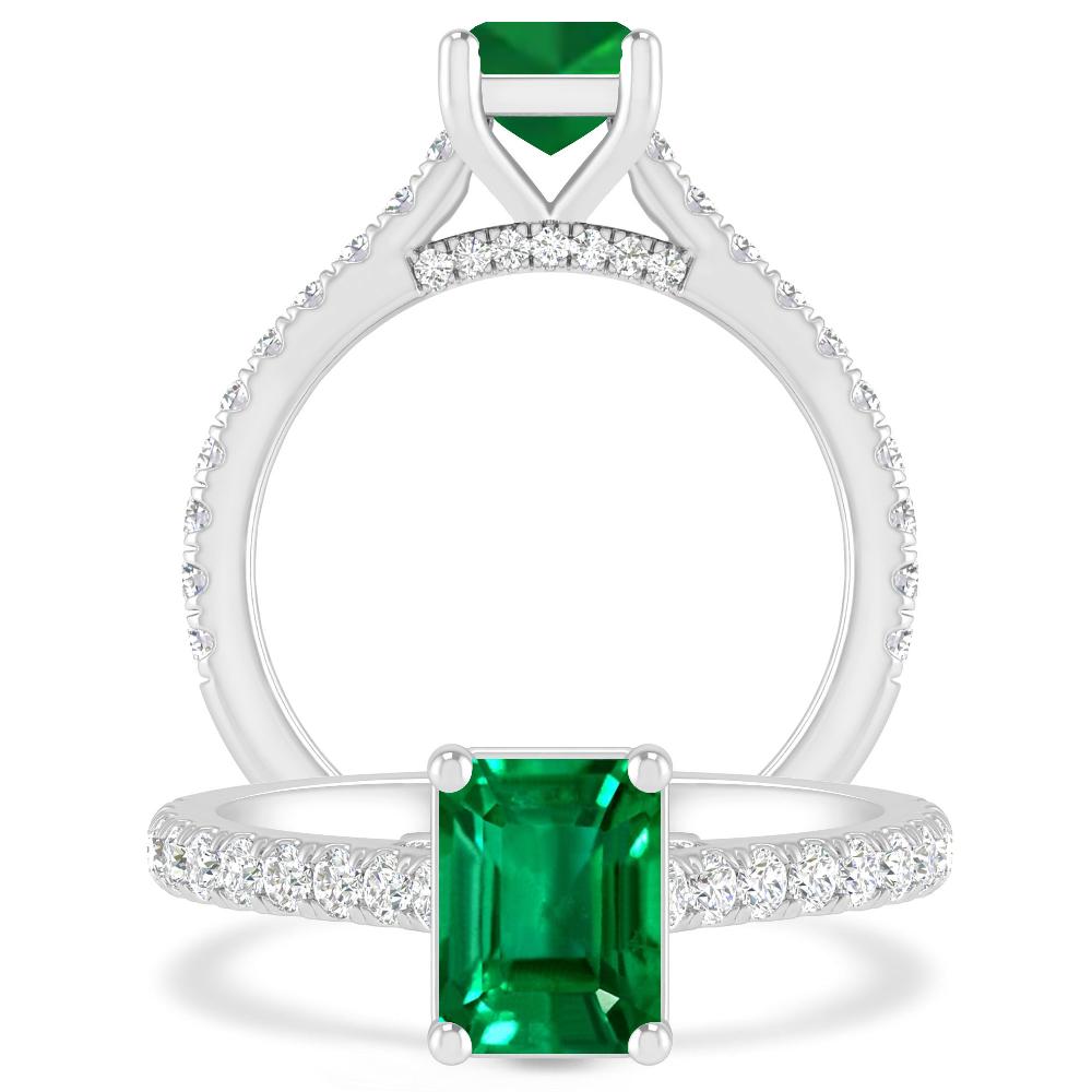 White Gold - Emerald