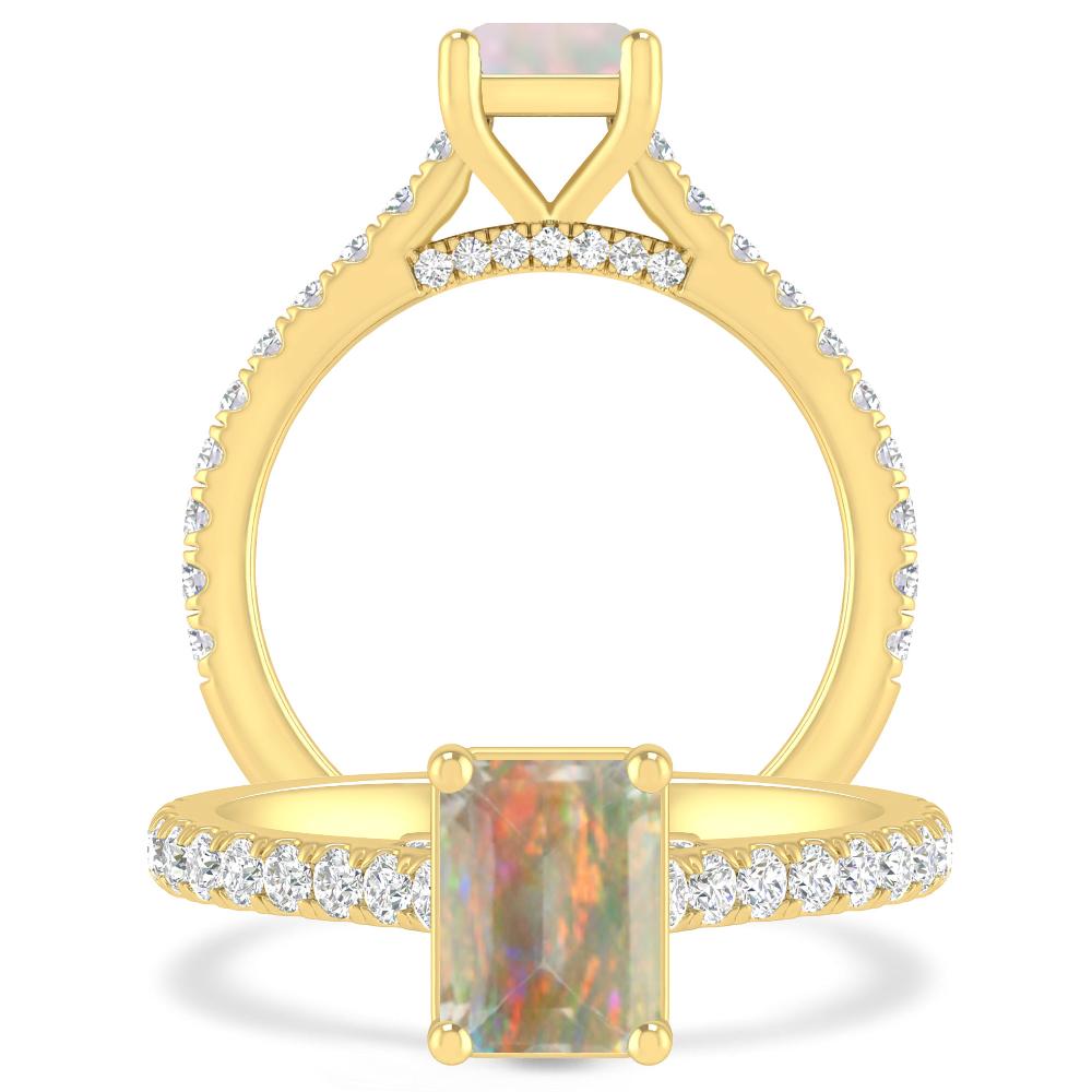 Yellow Gold - Opal