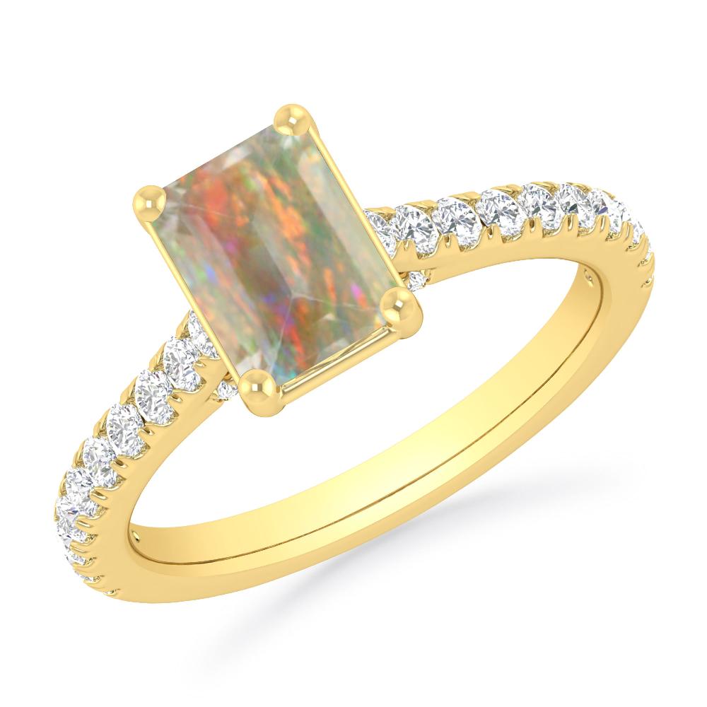 Yellow Gold - Opal