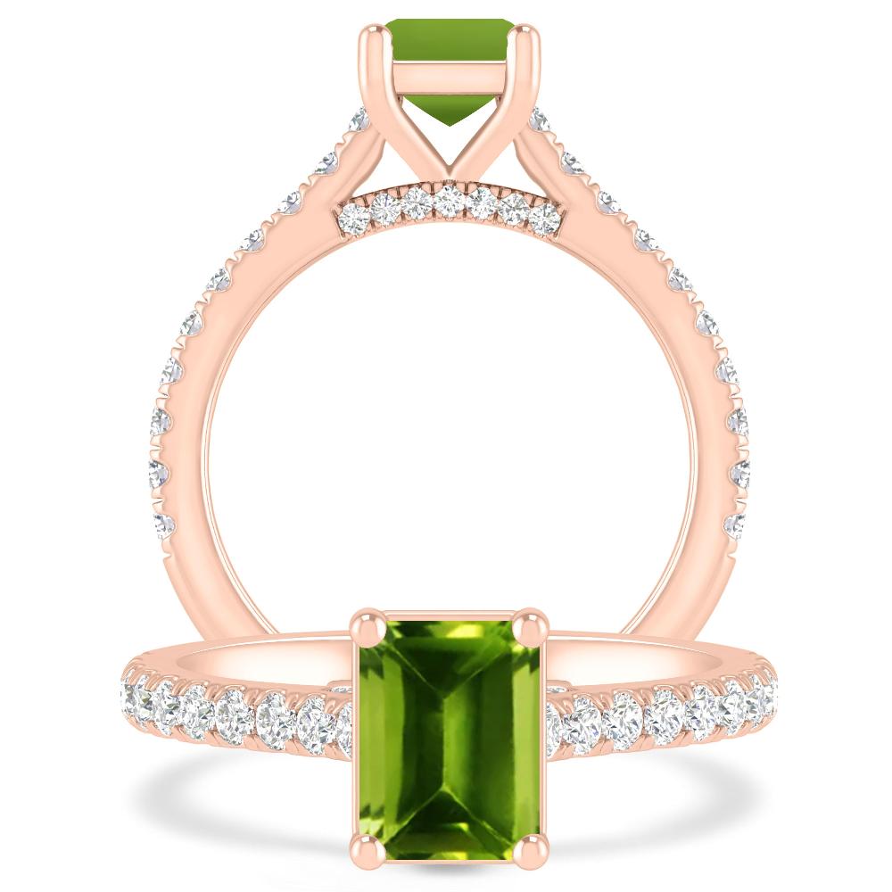 Rose Gold - Peridot