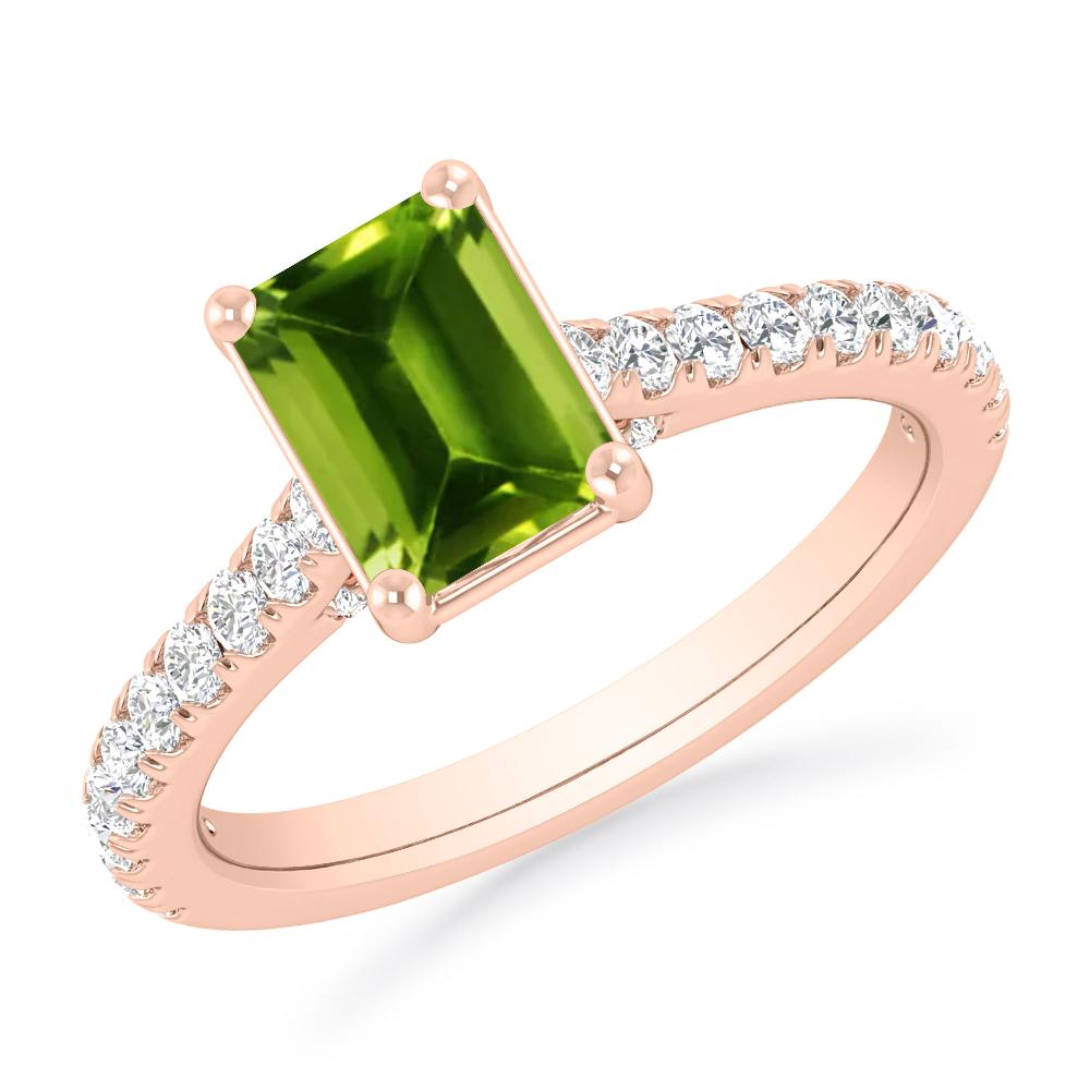 Rose Gold - Peridot