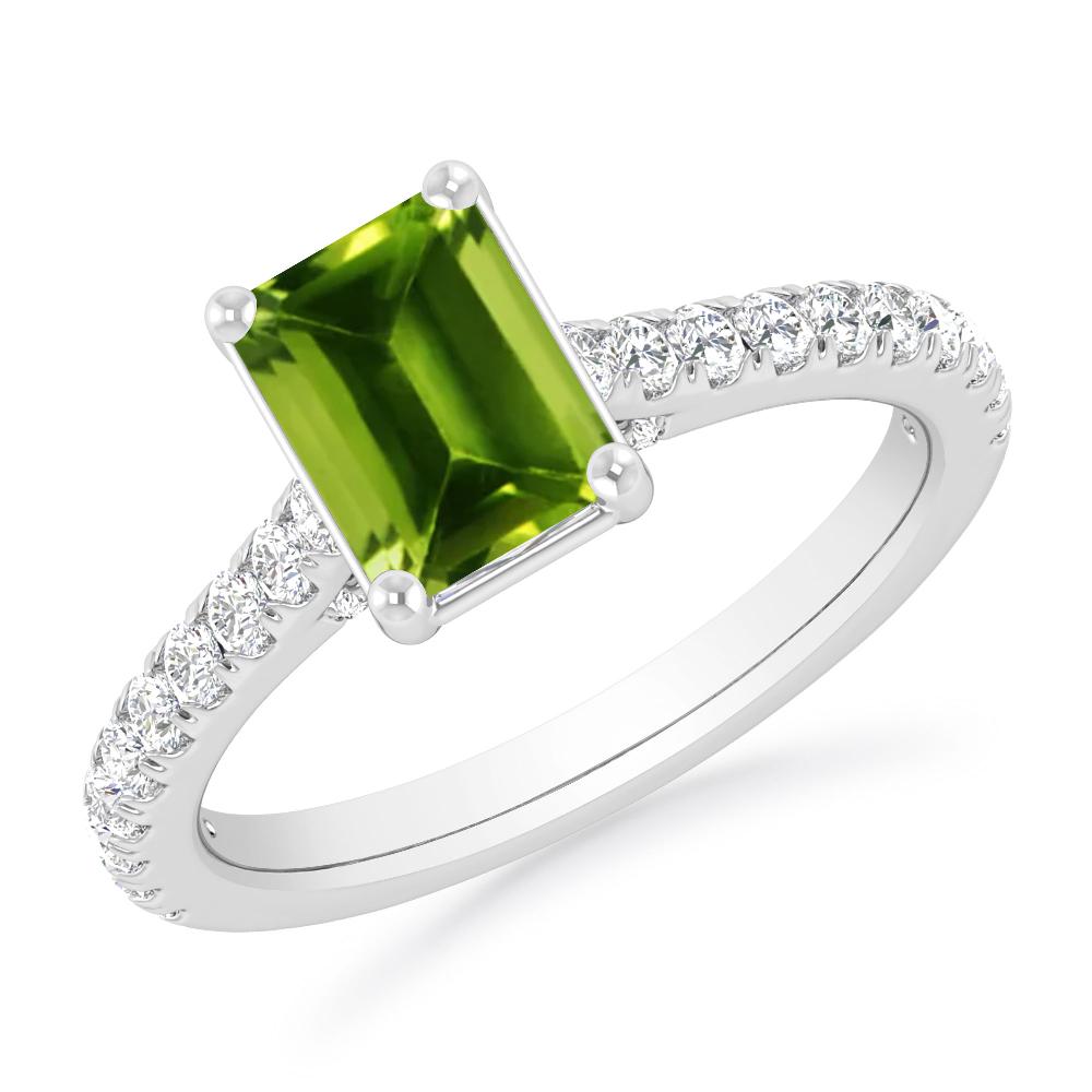 White Gold - Peridot