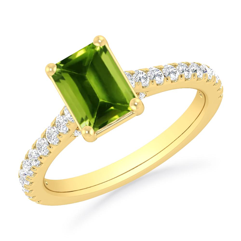 Yellow Gold - Peridot