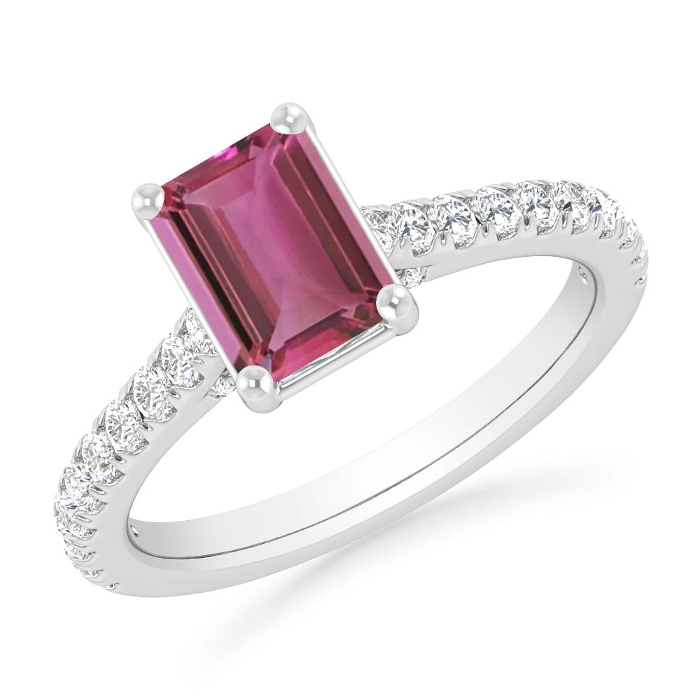 White Gold - Pink Tourmaline