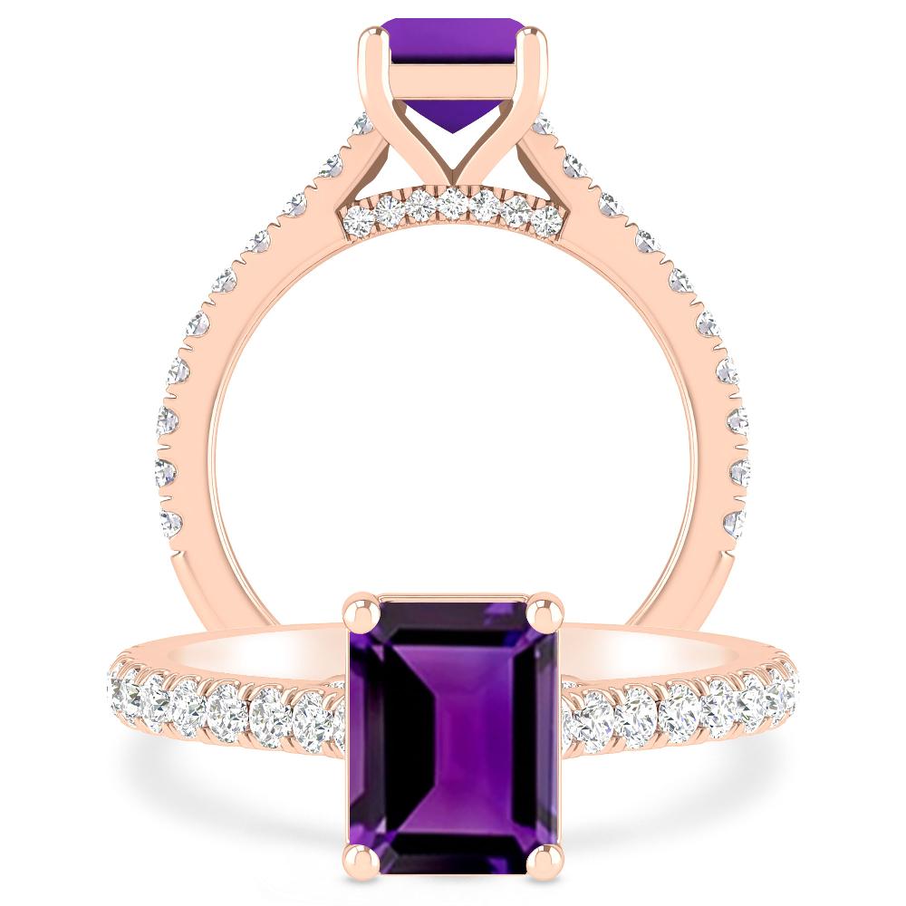 Rose Gold - Amethyst