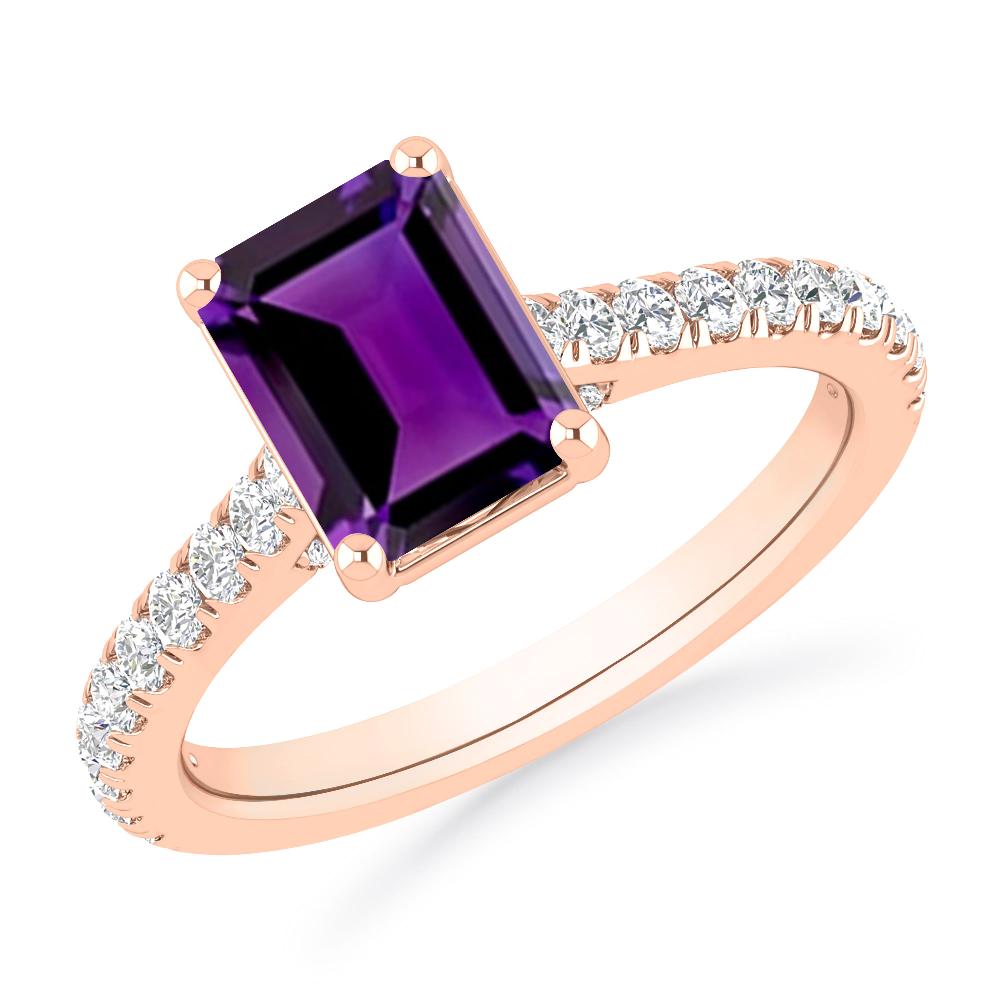 Rose Gold - Amethyst