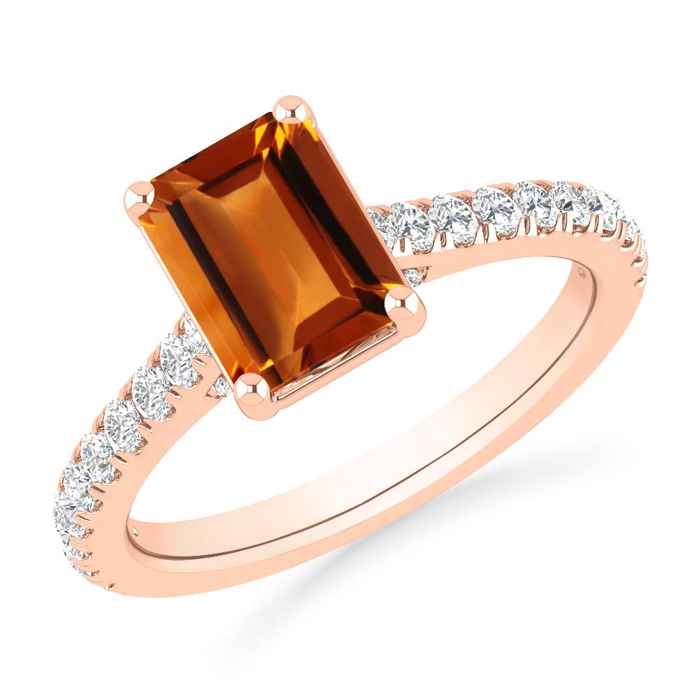 Rose Gold - Citrine