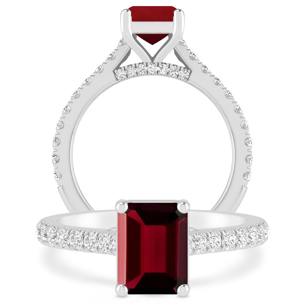 White Gold - Garnet