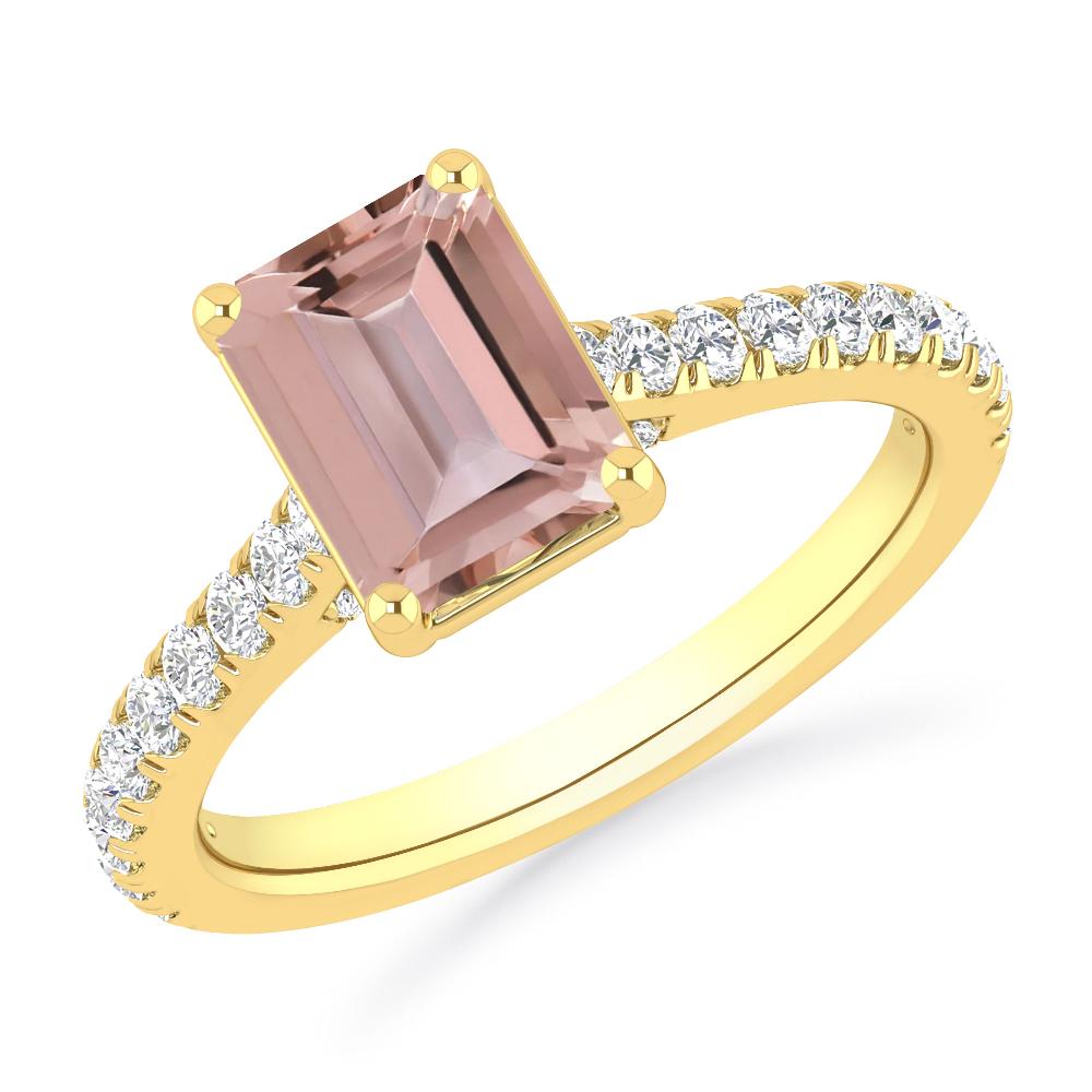 Yellow Gold - Morganite