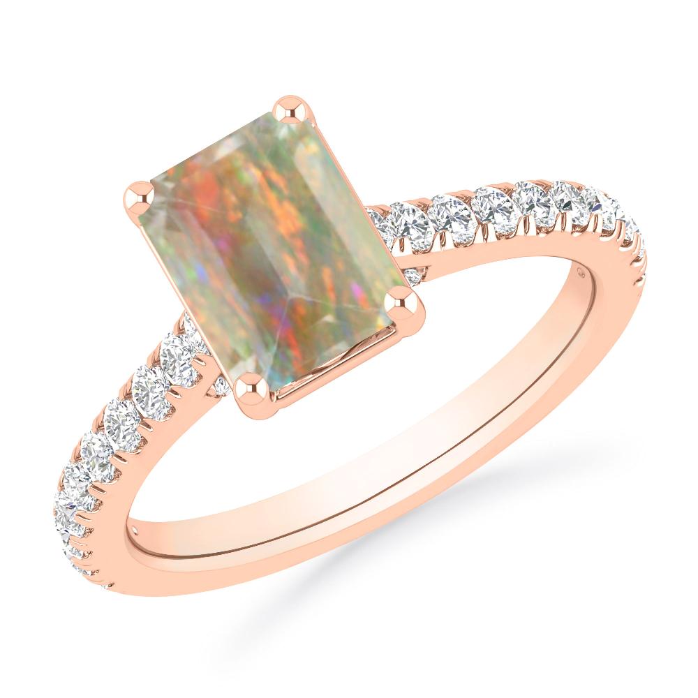 Rose Gold - Opal