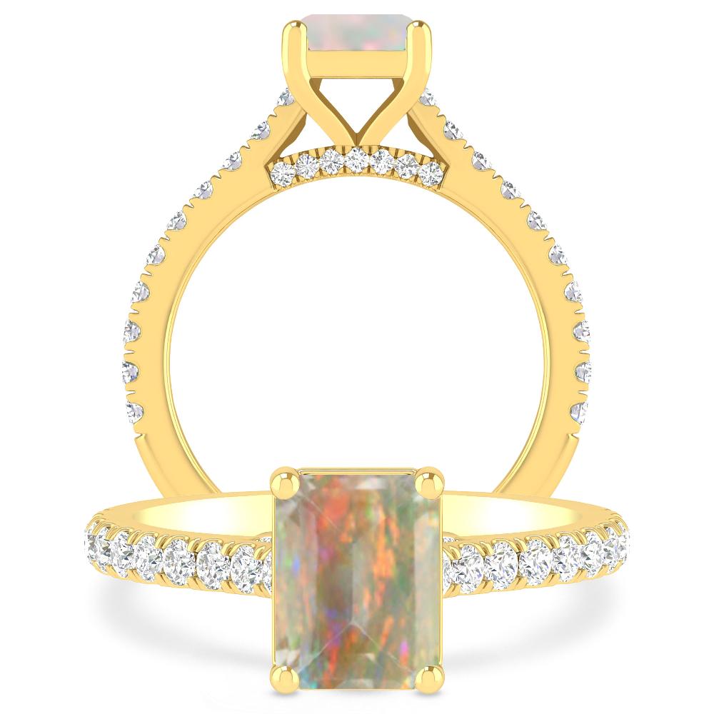 Yellow Gold - Opal