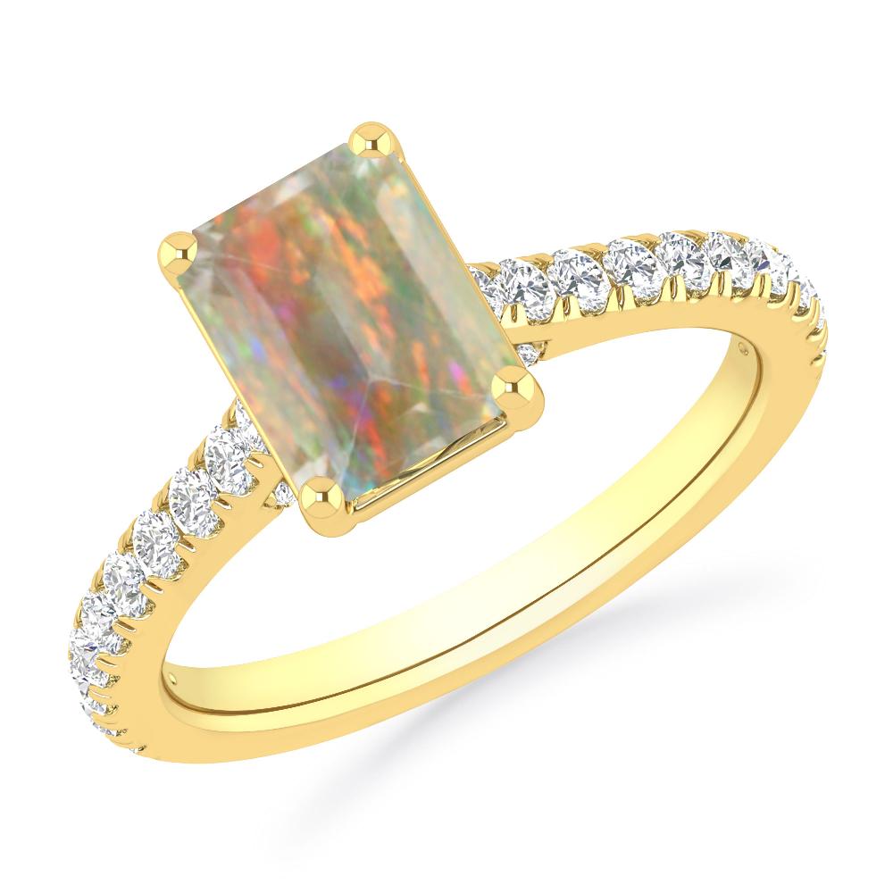 Yellow Gold - Opal