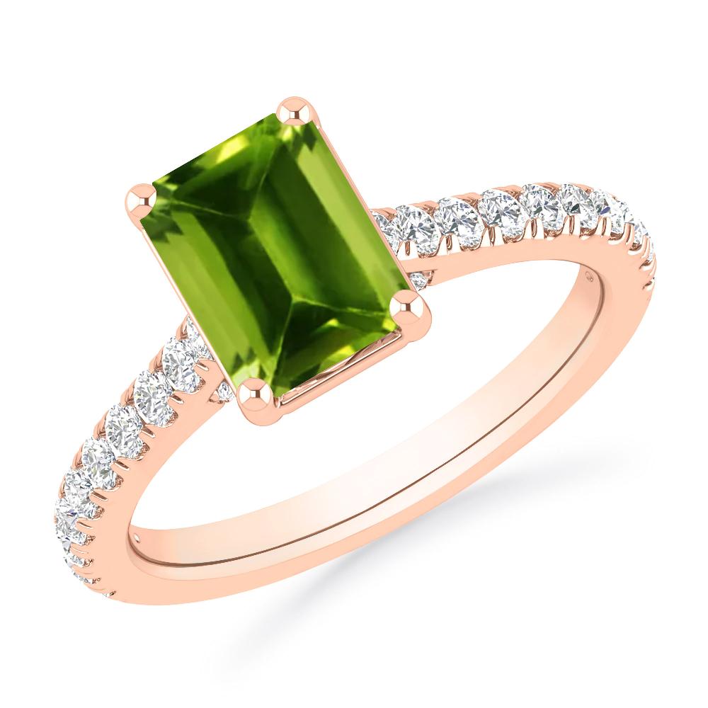 Rose Gold - Peridot