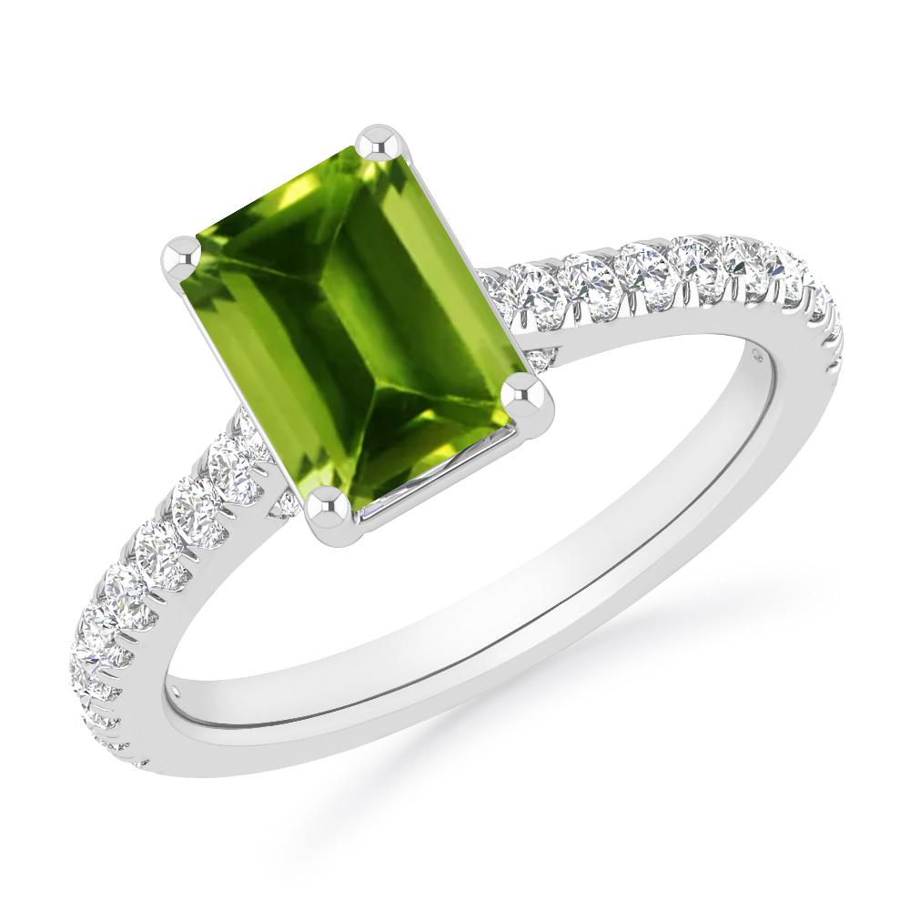 White Gold - Peridot