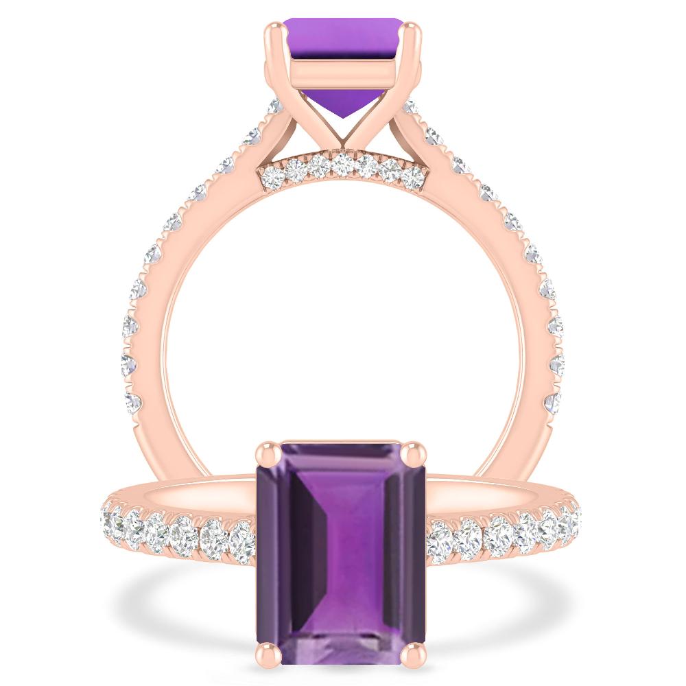 Rose Gold - Amethyst